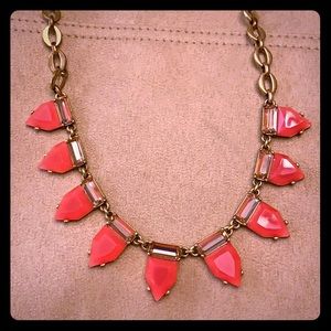 Stella & Dot Hot Pink Necklace
